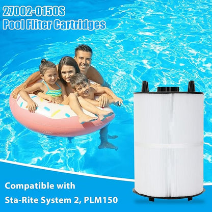 27002-0150S Pool Fliter, Replacement for sta-rite 27002-0150S Filter Module, Compatible with sta-rite PLM150 and System 2 Modular Media, with 24800-0121 Air Bleed Assembly, 150 sq.ft Filtration Area