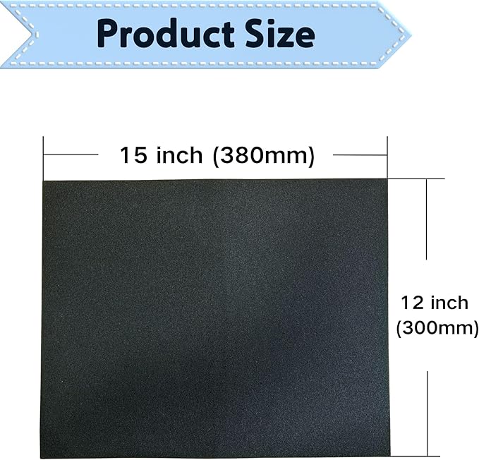 Air Filter Foam Material 15" x 12" x 1" - 60PPI Filter 23791 530023791 Fit for Poulan Craftsman Husqvarna Chainsaw Generator Small Engines