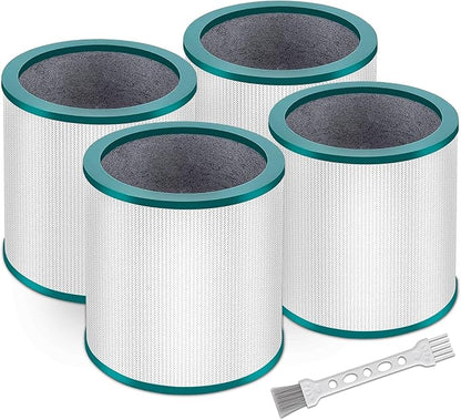TP01 TP02 Replacement Filter 4 Pack Compatible with Dyson Pure Cool Link TP01, TP02, TP03, BP01, AM11 Tower, 360° True Filter, Compare to Part # 968126-03