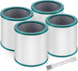 TP01 TP02 Replacement Filter 4 Pack Compatible with Dyson Pure Cool Link TP01, TP02, TP03, BP01, AM11 Tower, 360° True Filter, Compare to Part # 968126-03