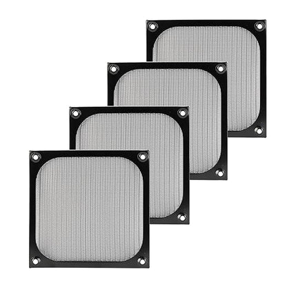 Silverstone Technology FF126 Pack of Four (4) 120mm All-Stainless Steel Filter kit, SST-FF126B