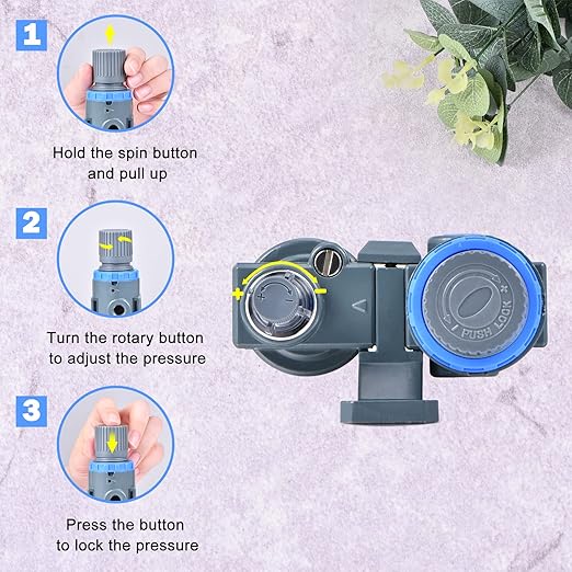 1/4 Inch Compressor Air Filter Pressure Regulator Water-oil Trap Separator Filter with Lubricator Cup AFC2000