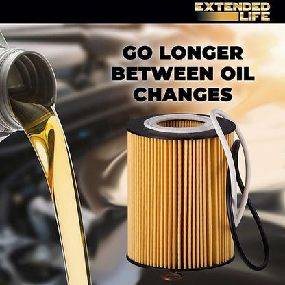 Premium Guard Extended Life Oil Filter up to 10k Miles PG5702EX | Fits 2018-2025 Lexus LC500, 2015-2024 RC F, 2022-2025 IS500, 2007-2021 Toyota Tundra, 2008-2022 Sequoia