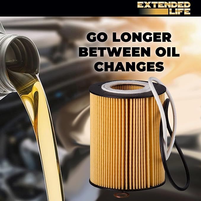 PG5702EX Extended Life Oil Filter up to 10,000 Miles | Fits 2007-20 Toyota Tundra, 2008-20 Sequoia, Land Cruiser, 2008-20 Lexus LX570, 2015-20 RC F, 2018-20 LC500, 2008-14 Lexus IS F (Pack of 6)