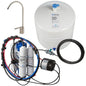 Home Master TMHP-L HydroPerfection RO System, 9-stages, 99% rejection DOW membrane, Patented 2-pass Remineralization, 4.5sec Fill Rate, 1:1 Waste Ratio, UV 99.9% EPA 97952AZ1, Lux Faucet, Fridge Ki