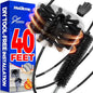 Holikme 40 Feet Dryer Vent Cleaner Kit, Flexible Lint Brush with Drill Attachment, Extends Up to 40 Feet for Easy Cleaning, Synthetic Brush Head, Use with or Without a Power Drill, Black
