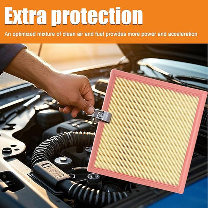 Engine Air Filter 17801-0P050 Compatible with Toyota, Dodge, Jeep & Lexus Models - Camry, Highlander, Avalon, Sienna, Durango, Grand Cherokee, ES350, NX300, RX350