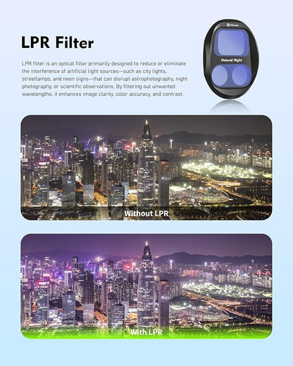 ND1000 Filter for DJI Mavic 4 Pro, 10-Stop Super Neutral Density Filter, Enables Long Exposure for Daytime Time-Lapse, Smooth Water Flow & Motion Blur Effect