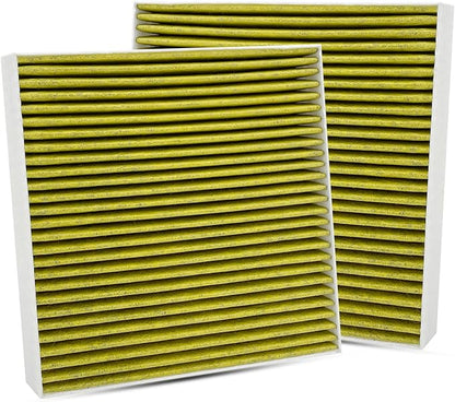 2pcs Cabin Air Filter JM200 (CF12058) Fits for Hyundai Accent (2018-2022), Elantra (2017-2020), Elantra GT (2018-2020), Kia Forte (2019-2024), Forte 5 (2020-2023), Rio (2018-2023), 97133-F2000