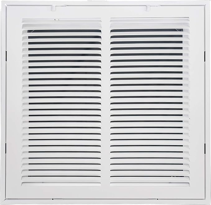 Venti Air 14" X 14" Steel Return Air Filter Grille - Removable Face/Door for 1 inch filters - HVAC Duct Cover Grill (2-3 Business Day Delivery) [Outer Dimension: 16.5"W X 16.5" H]