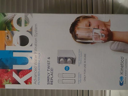 KUBE ADVANCED WATER FILTRATION SYSTEM REPLACEMENT FILTERS 2 PER BOX