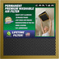 CARTER | Gold | MERV 8 | HVAC & Furnace Filter | Washable Electrostatic (16x25x1)