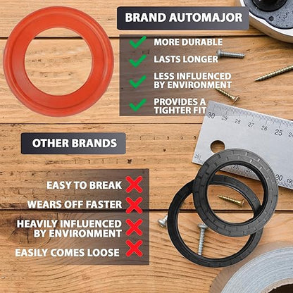 15pcs Oil Drain Plug Crush Rubber Washer Gasket Seal – 14mm Replacement for Chrysler/Dodge/Jeep/Fiat/Ram - OEM 6507741AA Fits for Mopar 2003-2023 by AUTOMAJOR