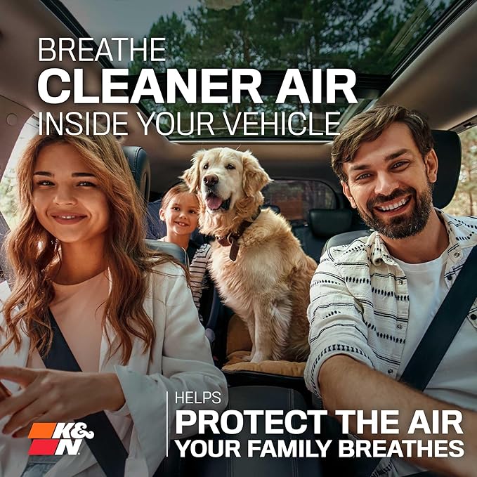K&N LIFETIME Cabin Air Filter: Premium, Washable, Clean Air for your Cabin: Compatible with 2014-2025 Acura/Buick/Chervolet/Cadillac: (See Product Description for Select Models), VF2071