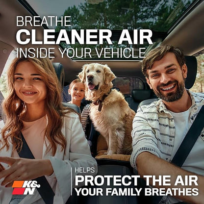 K&N LIFETIME Cabin Air Filter: Premium, Washable, Clean Air for your Cabin: Compatible with 2014-2025 Acura/Buick/Chervolet/Cadillac: (See Product Description for Select Models), VF2071