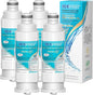 ICEPURE Alkaline DA97-17376B Refrigerator Water Filter Replacement for Samsung HAF-QIN/EXP, DA97-08006C, WD-F45, WS645A RS27T5200SR RS22T5201SR RF28R7201SR RF32CG5400SR RF23M8070SG, Enhances PH, 4Pack