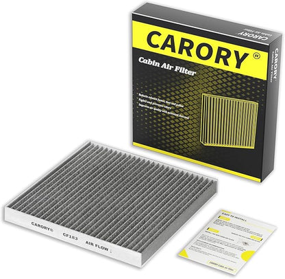 Cabin Air Filter w/Activated Carbon for Jeep Grand Cherokee (2011-2021, Not Fit Cherokee), Dodge Durango 2011-2025, 68079487AA, 68079487AB, CF11183