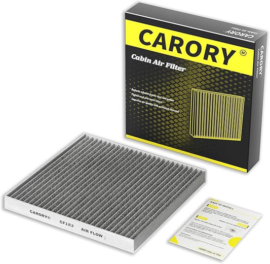 Cabin Air Filter w/Activated Carbon for Jeep Grand Cherokee (2011-2021, Not Fit Cherokee), Dodge Durango 2011-2025, 68079487AA, 68079487AB, CF11183