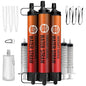 Emergency Water Filter Straw, Personal Survival Water Filtration System, Water Purifier, Outdoor Survival Gear and Equipment for Hiking Camping Accessories Cycling Fishing Preparedness (3PCS)