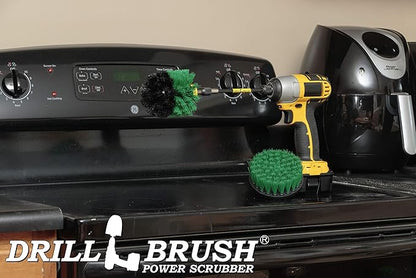 Kitchen Cleaning Supplies - Pots and Pans Cleaning Kit - Cast Iron Skillet Scrub Brushes - Deep Cleaning Kitchen Tools - Kitchen Sink Cleaning Brush - Air Fryer Scrubber Brush - Refrigerator Cleaner