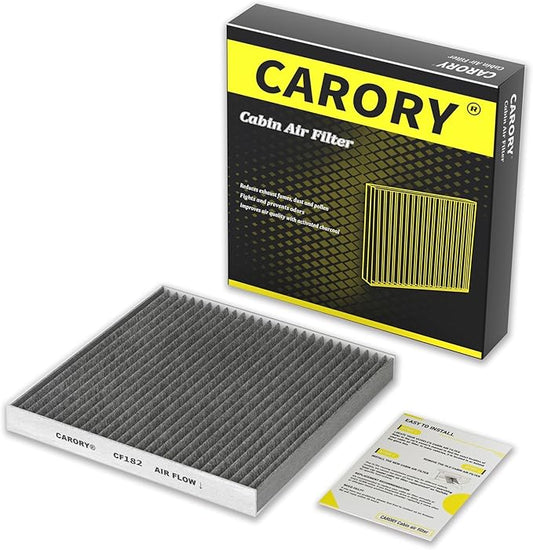 Cabin Air Filter w/Activated Carbon for Honda 2017–2025 CR-V, 2016–2025 Civic, 2009–2020 Fit, 2016–2025 HR-V, 2018–2025 Odyssey, 2010–2022 Insight, 2019–2025 RDX, 2022–2025 MDX, and More