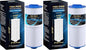 POOLPURE PLF6CH-960 Spa Filter Replaces PJW60TL-F2S, Jacuzzi Filters J-300, J400, Filbur FC-2800, 6540-476, 6540-383, Hot Tub Filter with Closed Handle(Not be Removed) 1PACK (Pack of 2)