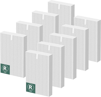 HPA300 HEPA Air Purifier Filter R Replacement for Honeywell Air Purifier HPA 100/200/300 and 5000 Series, 9 Pack True HEPA Filter Compatible with Honeywell R Filter (HRF-R3 & HRF-R2 & HRF-R1)