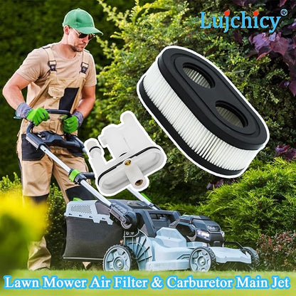 594060 592792 Main Jet for B&S 09P702 & 593260 Air Cleaner Cartridge Filter Replacement 592804 559648 596521 08P502