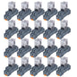20PCS Electromagnetic Power Relay, 8-Pin 10 AMP 12V DC Relay Coil with Socket Base, LED Indicator, DPDT 2NO 2NC - MY2NJ [Applicable for DIN Rail System]