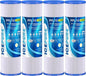 10" x 2.5" Pleated Sediment Water Filter Cartridge Replacement Any 10 inch RO Unit, Compatible with R50, Dupont WFPFC3002, Whirlpool WHKF-WHPL, GE FXWPC, Hydronix SPC-25-1050, Watts FM-50-975 4PACK