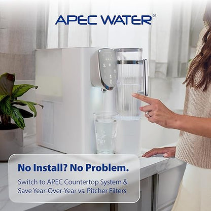 APEC WATER - Reverse Osmosis Water Filter System (ROES-50) Essence Series - 5-Stage Filtration - 50 GPD - Removes 99.99% of Impurities - DIY Install - WQA Certified - Under Sink Reverse Osmosis System
