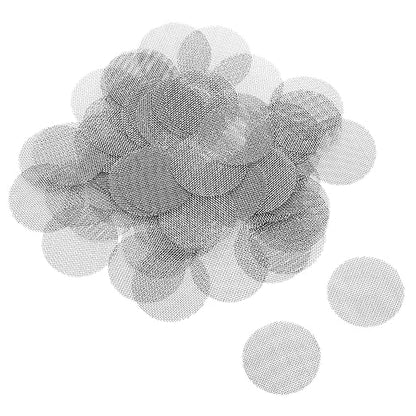 MECCANIXITY Pipe Screen Stainless Steel Screens, 3/4 Inch (19mm) Diameter for Pipe Filter, Pack of 100