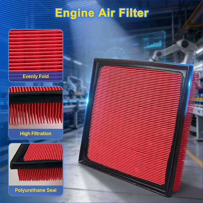 Cabin & Engine Air Filter Kit for 2019-2025 RAV4 2.5L (Naturally Aspirated, Not Fit Hybrid)