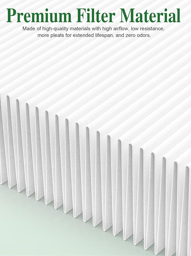 3000 Replacement Filter Compatible with Air Doctor 3000 Series 4-in-1 Home Air Purifier 3000 3000M 3000E and 3000Pro, NOT Fit for 3500, 2 Main Filter