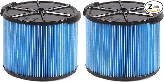 RIDGID 26643 3-Layer Fine Filter for Wet/Dry Vacuums (Pack of 2)