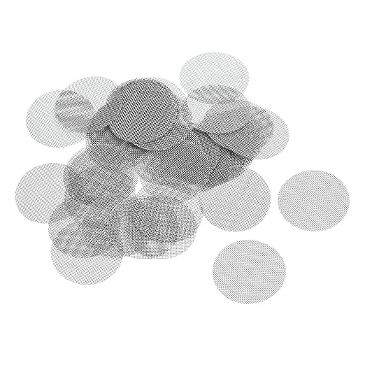 MECCANIXITY Pipe Screen Stainless Steel Screens, 13/16 Inch (20mm) Diameter for Pipe Filter, Pack of 40