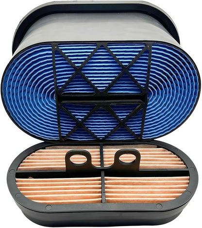 Primary & Secondary Air Filter Set 32/925682/3 87037984/5 Compatible with John Deere, JCB, New Holland and Case-IH Agricultural Equipment P608533/0975 87356351/7353 RE253518/9 6501484/3092M1