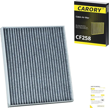 Cabin Air Filter w/Activated Carbon for Hyundai Elantra (2017–2020), Accent (2018–2022), Elantra GT (2018–2020), Kia Forte (2019–2024), Rio (2018–2023), Forte5 (2020–2024), OE# 97133-F2000