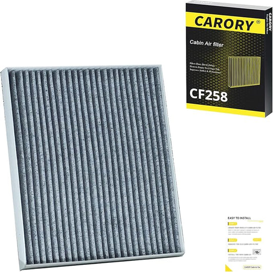 Cabin Air Filter w/Activated Carbon for Hyundai Elantra (2017–2020), Accent (2018–2022), Elantra GT (2018–2020), Kia Forte (2019–2024), Rio (2018–2023), Forte5 (2020–2024), OE# 97133-F2000