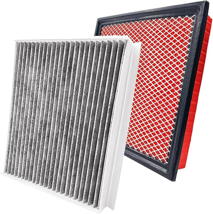 OPBU150-10262 Cabin and Engine Air Filter for Ford Expedition 2018-2024,Ford F-150 2015-2025,Lincoln Navigator 2018-2025.Replacement for CF12150,FL3Z-19N619-A,CA10262,7C3Z-9601-A