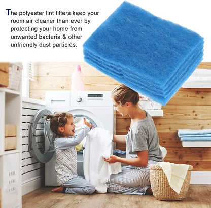 Dryer Filter Replacement Part - Compatible with Better Vent Indoor Dryer Vent (Pack of 12)