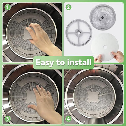 Imncya 25 Pcs Compatible Cloth Dryer Filter Set, Cloth Dryer Replacement Include 20 Dryer Exhaust Filters, 5 Dryer Air Intake Filters for Panda, Magic Chef, Sonya and Avant Dryers