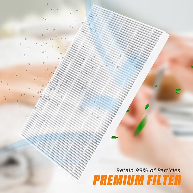 Nail Dust Collector Replacement Filter 2 Pack, Reusable Dust Filter for Acrylic Nails with Filter, Electric Cleaner Nail Fan Dust collector for Nail Polishing, Low Noise, Home Nail Salon
