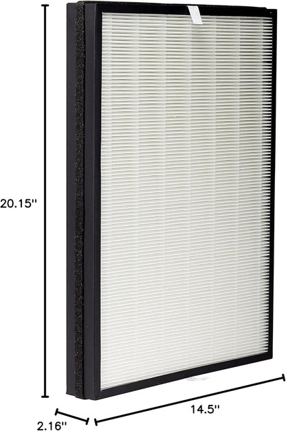 AprilAire RF09550P Allergy + Pet True HEPA Air Purifier Replacement Filter for AprilAire 9550 Room Air Purifier, Removes Pet Allergens, Viruses, & Odors, Ozone Free
