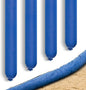4 Pcs Sediment Filter Erosion Control Blanket Silt Fence Sock with Stuffers Drain Stormwater Sediment Filter for Erosion Control and Storm Drain Protection (Blue)