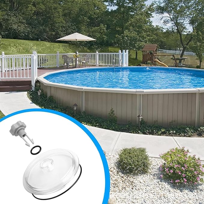 Pool Leaf Trap Cover Lid – Sand Filter Replacement Kit | Leaf Catcher Filtration Cap for Specific Model Pumps Repair Part Not Compatible with 14 or 16 Inch Equipment Pool Cleaning Accessory