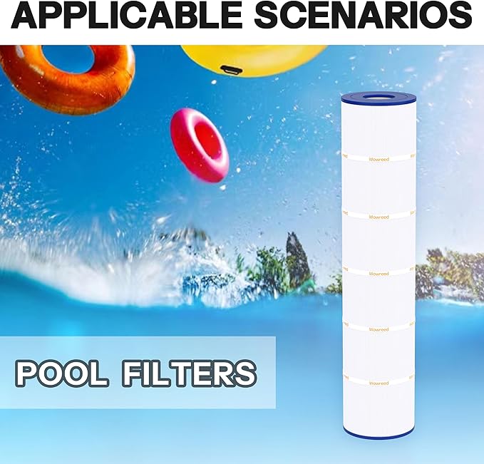 Pool Filter Compatible with CCP520, Clean and Clear Plus 520, PCC130/-M/PAK4, C-7472, FC-1978, R173578, 178585, 4 Pack