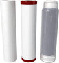 AquaticLife 10-Inch Sediment Water Filter Replacement Cartridges Kit (Carbon Plus Chloramine)