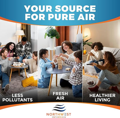 Activated Carbon Air Vent Filters for Home - 4" x 12" Dust Control - Air Filter Freshener for Home Vents to Purify Indoor Air and Homes - Register Filters for Floor Vents (48-Pack)