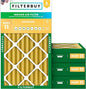 Filterbuy 10x18x4 Air Filter MERV 11 Superior Pet & Allergy Defense (4-Pack), Electrostatic Pleated HVAC AC Furnace Filters Replacement, Made in USA (Actual Size: 10.00 x 18.00 x 3.63)